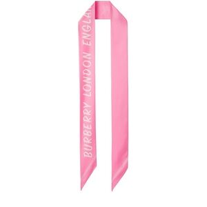 Burberry pink satin scarf